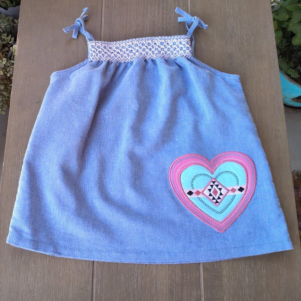 Bon Bebe Shirt With Spaghetti Straps Infant Size 24 Months